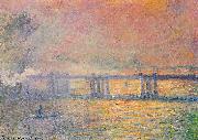 Claude Monet Charing Cross Bridge oil painting on canvas